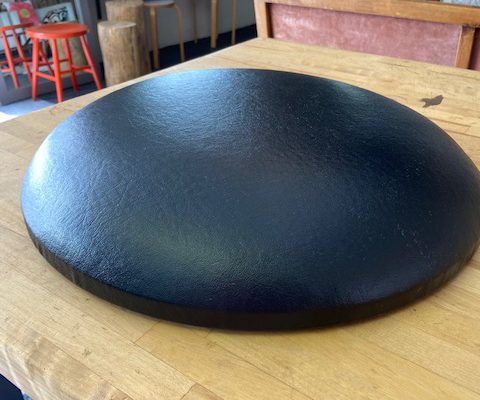 How to Reupholster Smooth Round Vinyl Bar Stool Tops
