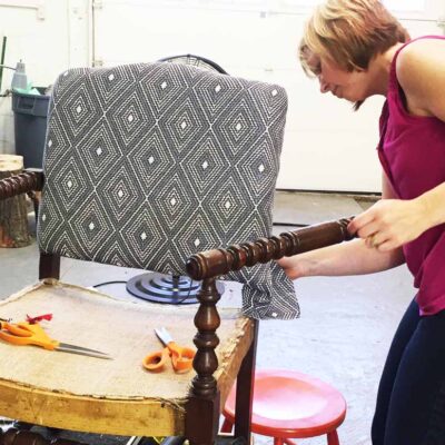 Private Upholstery Lessons via ZOOM